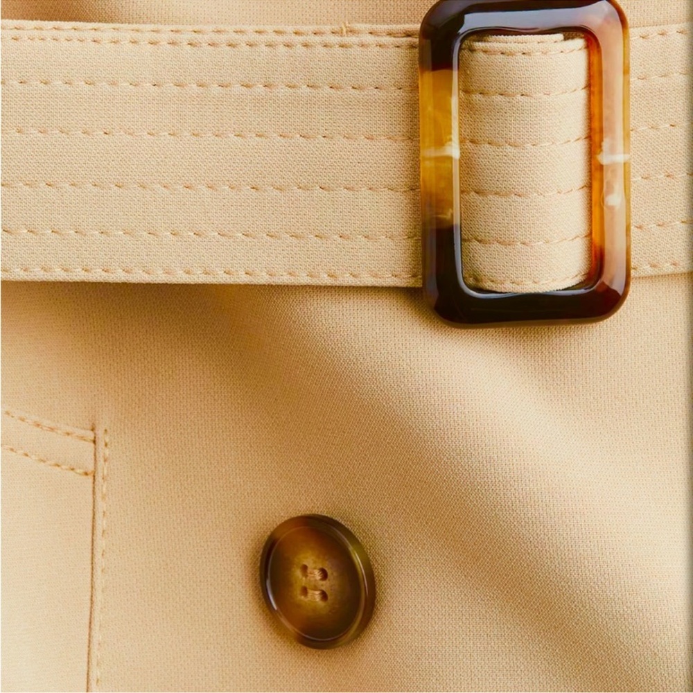 H&M Beige Women's Trench Coat - Picture 6 of 15